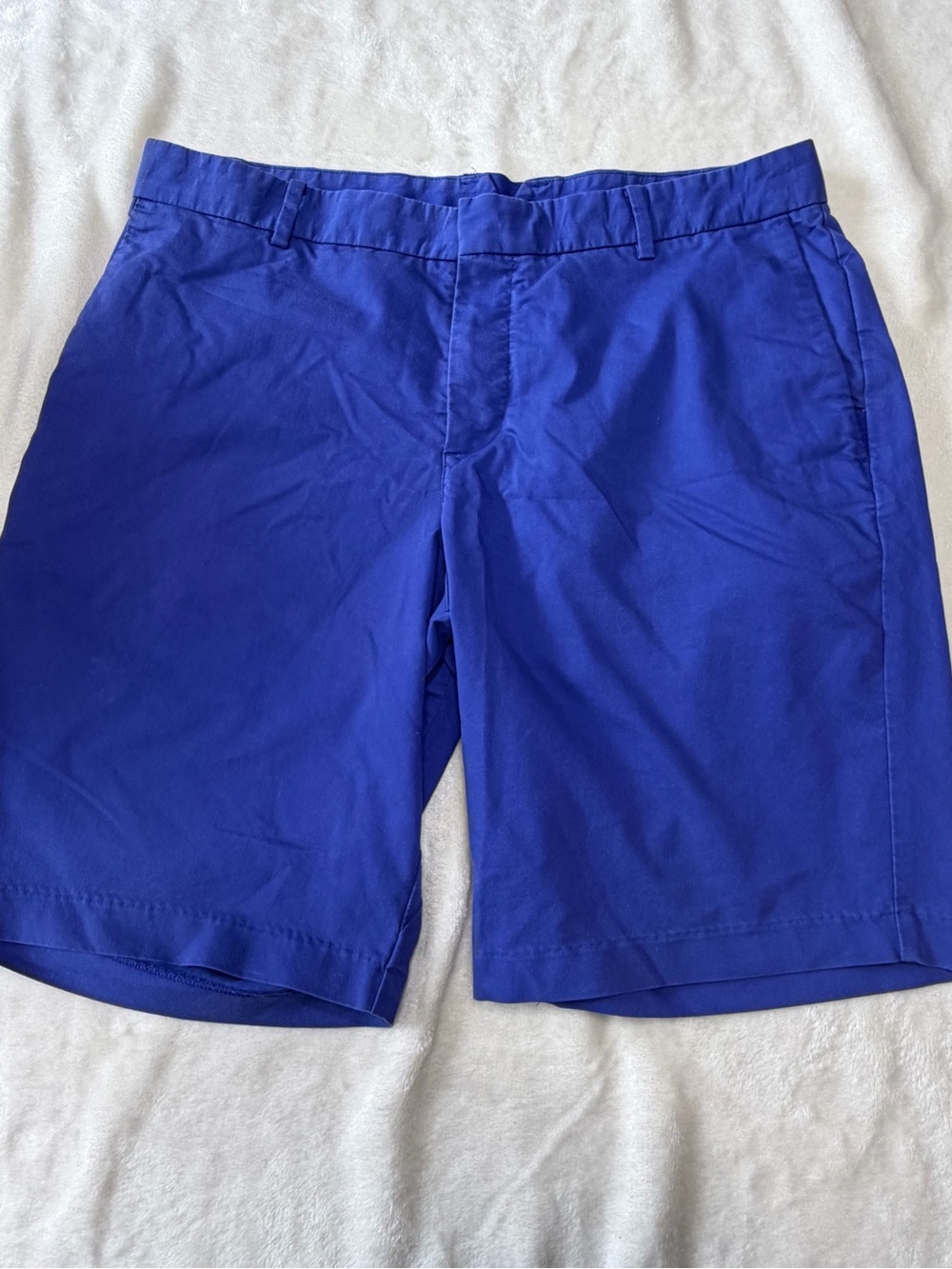 Nike Mens 34 Royal Blue Dri Fit Standard 10” Stretch Golf Shorts